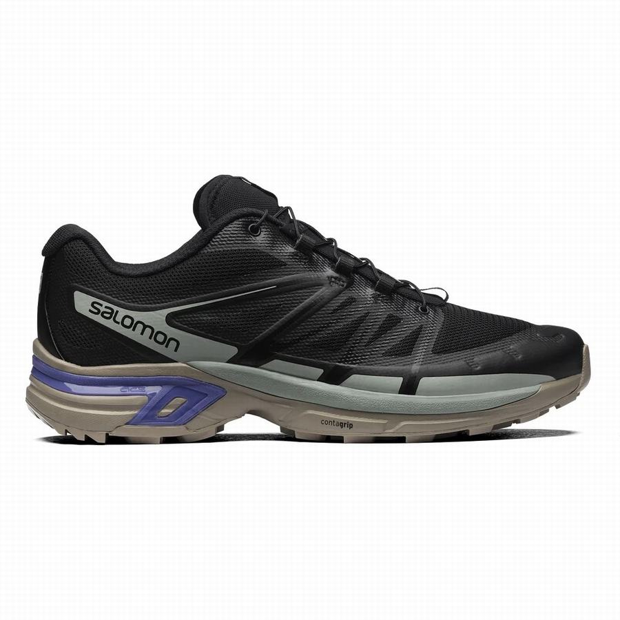 Salomon Xt-wings 2 Παπούτσια Trail Running ανδρικα μαυρα [NNE126UQ]